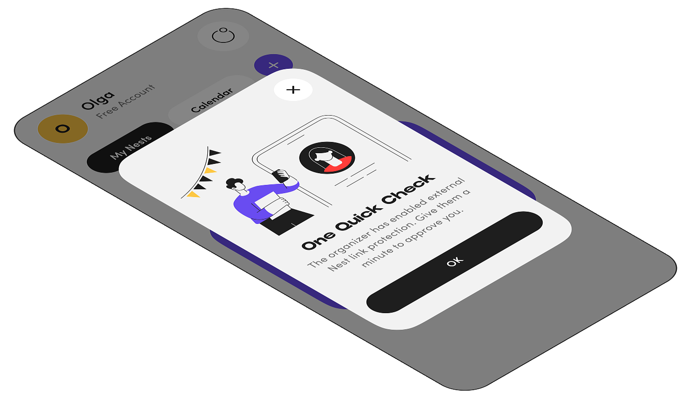 Secure feature screenshot